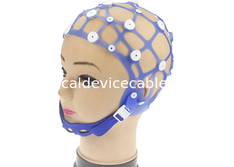 Chapeau du chapeau EEG de l'adulte EEG d'OEM de fabrication de TEVEIK, la Manche 20 sans électrodes d'EEG