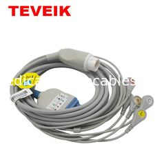 Le câble réutilisable médical 5 de Mindray ECG mènent le câble instantané de tronc pour Beneview T5 T6 T8